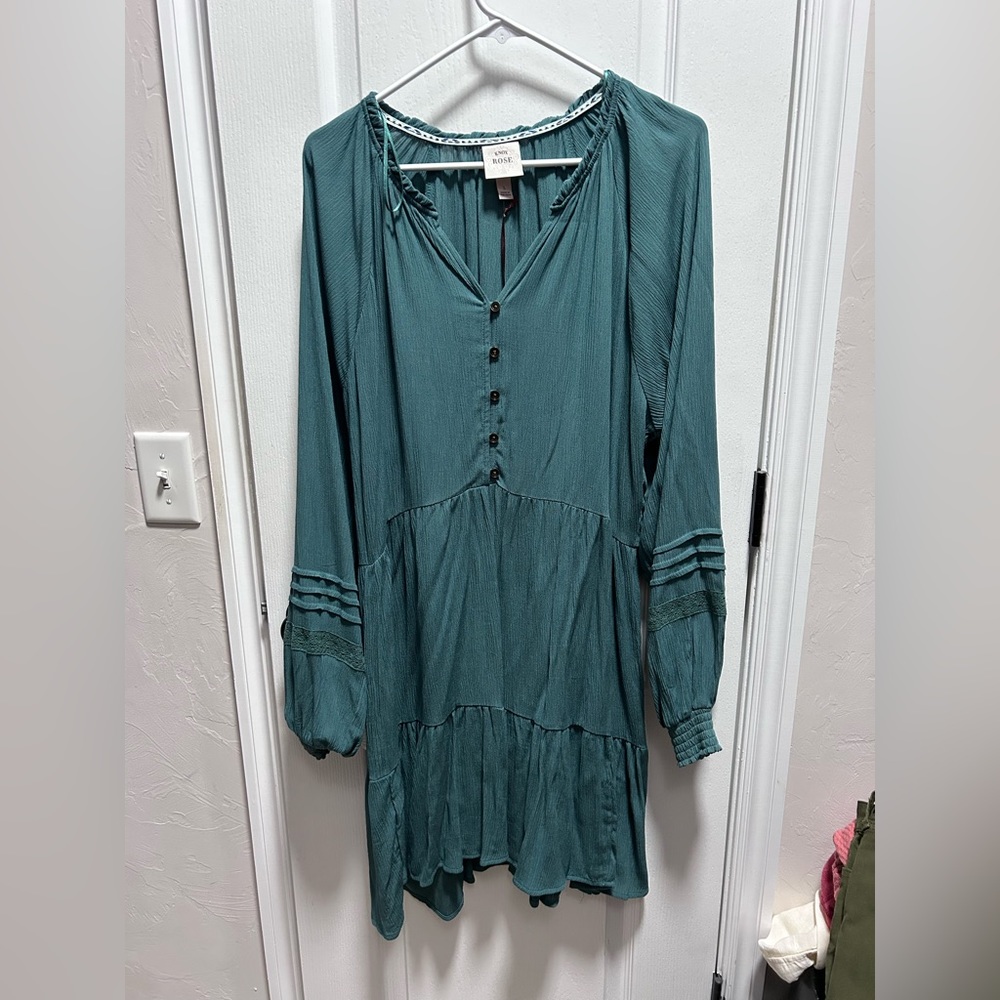 Teal dress